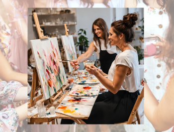 Hen Party paint, Sip and say I do